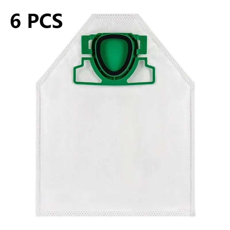 6 sacchetti per la polvere per aspirapolvere Vorwerk Kobold VK200 VK200S VK220S, in microfibra ad alta filtrazione, ricambi e accessori.