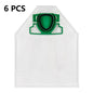 6 sacchetti per la polvere per aspirapolvere Vorwerk Kobold VK200 VK200S VK220S, in microfibra ad alta filtrazione, ricambi e accessori.