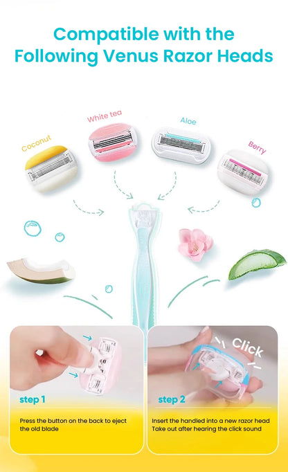 Gillette Venus Coltello per depilazione rasoio da donna per donna Specifiche multiple tra cui scegliere