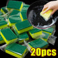 100/1 pz Cucina Lavapiatti Spugna Morbida Assorbente Pulito Strofinare Pentola Ruggine Spugnetta Rimozione Kit Spazzola Per La Pulizia Della Casa spugna