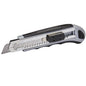 Coltello multiuso Makita con lame a scatto, caricamento facile, lame extra retrattili, impugnatura comoda in gomma, strumento manuale combinato completo