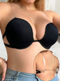 Intimo di grandi dimensioni con bellissima schiena invisibile e senza cuciture nero 3/4 tazze sexy biancheria intima taglie forti MR3507