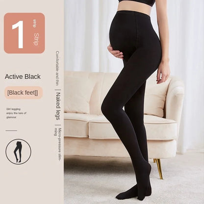 Leggings per gravidanza a vita alta Abiti premaman skinny per donne incinte Leggins lavorati a maglia con supporto per la pancia Pantaloni modellanti per il corpo