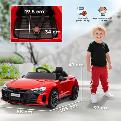 HOMCOM Auto Elettrica 12V per Bambini - Veicolo Elettrico con Telecomando per Genitori Incluso - V. Max. Effetti sonori a 5 km/h