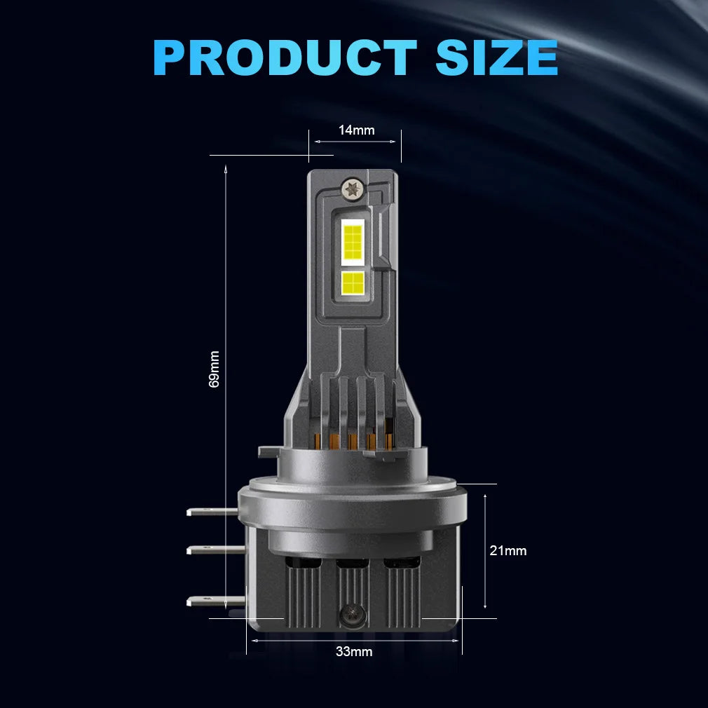XSTORM 30000LM H15 Luci a LED per VW Golf 6 MK3 H15 Lampadine per fari a LED Luci di guida a fascio alto e basso DRL per BMW Mercedes Audi