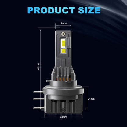 XSTORM 30000LM H15 Luci a LED per VW Golf 6 MK3 H15 Lampadine per fari a LED Luci di guida a fascio alto e basso DRL per BMW Mercedes Audi