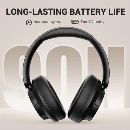 Oneodio EKSA V16 Cuffie wireless Bluetooth 5.3 Cuffie over-ear con microfono Modalità bass/pop Cuffie Hi-res HiFi cablate APP 90 ore
