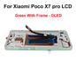Display OLED da 6,67" per Xiaomi Poco X7 LCD 24095PCADG, display touch digitizer per Poco X7 Pro, schermo 2412DPC0AG, parti di assemblaggio