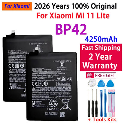 Batteria BM58 originale al 100% per Xiaomi Mi 8 9 10 11 11i 11T Ultra SE Lite Mi A3 CC9 CC9e Poco F3 Redmi K40 Pro Mix 4 batterie 5G
