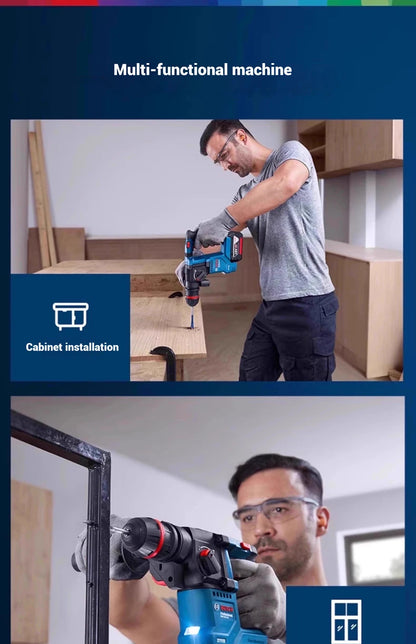 ‌ Bosch GBH 18V-18 GBH 18V-18 X Trapano Tassellatore Rotativo Leggero Brushless a Batteria 2-in-1 per Calcestruzzo