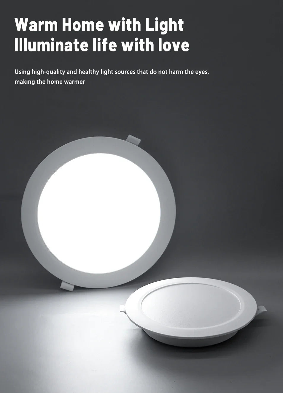 Confezione da 1-10 Faretti LED 3 CCT con Cambio Colore 3000K 4000K 6500K AC 110V 220V, Luce da Soffitto 6W 10W 14W 17W 20W 24W per Casa e Ingresso