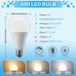 Confezione da 6/8/10 Lampadine LED E27 AC 220V 230V, 90LM/W CRI90 3W-24W, Illuminazione Bianca Calda/Fredda 3000K/4000K/6000K per Uso Domestico
