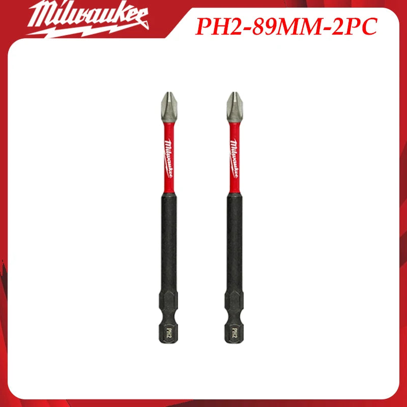 Kit di Punte per Trapano a Impatto Milwaukee Heavy-Duty, Attacchi Esagonali da 1/4", Punte Magnetiche Organizzate in Custodia Portatile