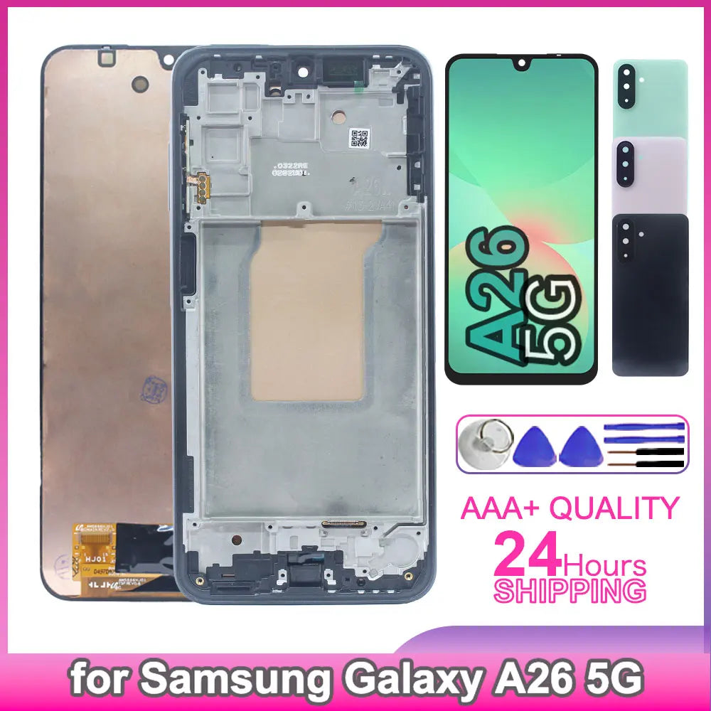 Display LCD di Alta Qualità per Samsung Galaxy A26 5G, Schermo Touch con Digitalizzatore per Samsung A26 5G