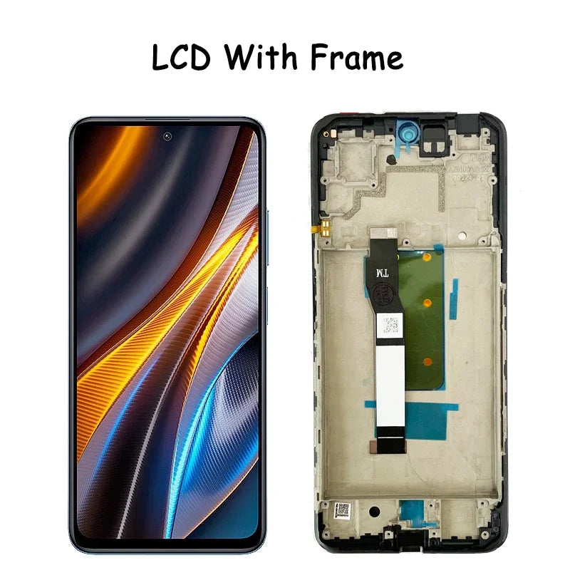 Display LCD di alta qualità da 6,6 pollici per Xiaomi POCO X4 GT 22041216G, touch screen digitalizzatore per Poco X4GT LCD con cornice