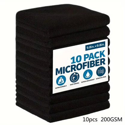 Asciugamano da cucina 5/10/20 pezzi, set di panni per pulizia grigio chiaro in fibra ultrafine, panno assorbente, morbido e smacchiato