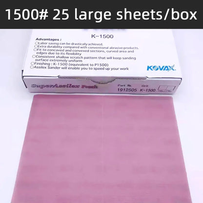 Giappone KOVAX Carta vetrata abrasiva morbida quadrata Grana 2000/3000 Lucidatura fine Riparazione graffi auto Finitura di bellezza Sbrasivo