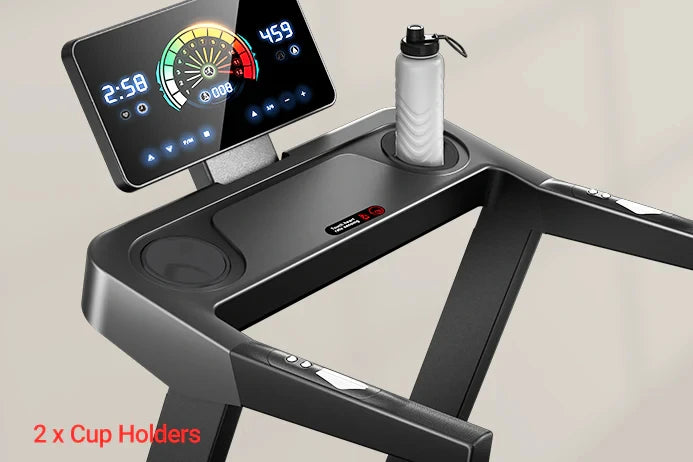 Tapis roulant pieghevole LONTEK L10 con inclinazione automatica del 20% e sensori di pulsazioni, 14 km/h. Questo tapis roulant compatto e pieghevole presenta un'inclinazione automatica del 20%, un motore silenzioso da 3,5 HP