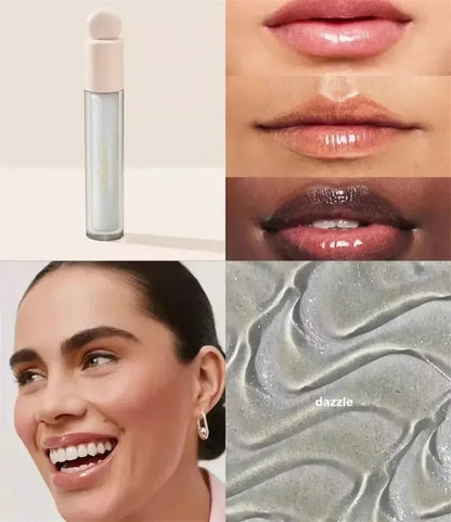 Balsamo per labbra multicolore in stick, blush liquido in polvere, linea di cosmetici Rare Beauty, Believe Happy Bliss, a lunga tenuta, facile da applicare, per un trucco impeccabile.