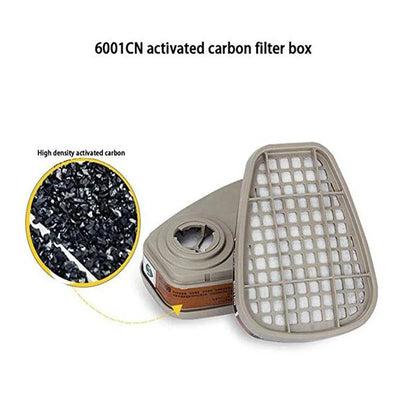 6001/6002/6004 Scatola di cartucce 5N11 Set di filtri in cotone per 3m 6200/7502/6800 Maschere antigas antipolvere Respiratore a spruzzo per verniciatura chimica