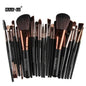 3/13/22pcs Pennelli per trucco professionale Set di strumenti Kit di strumenti per pennelli per trucco per ombretto Eyeliner Pennelli per cosmetici Maquiagem