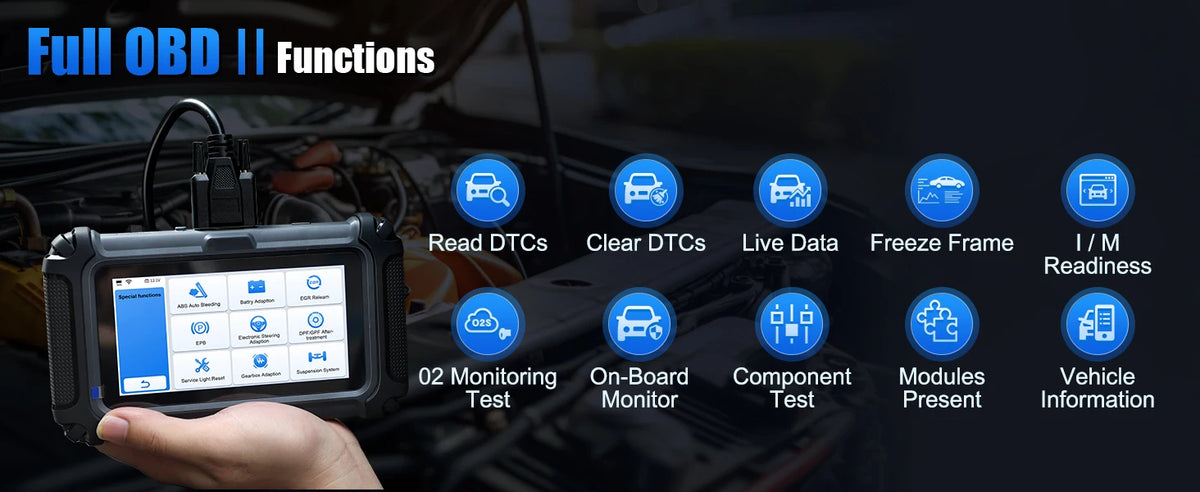 XTOOL InPlus IP500 per BMW, Aggiornamento Gratuito a Vita, Scanner Diagnostico Auto IP500, Test Attivo ECU, Scanner OBD2 per Tutti i Sistemi BMW, Mini, Rolls Royce, Strumenti Diagnostici Auto, 23+ Servizi, Lettore di Codici