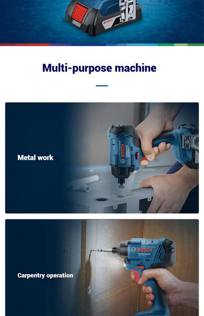 Bosch Professional GDR 18V-215 Avvitatore a Impulsi Cordless Brushless 18V, 215Nm di Coppia Elevata