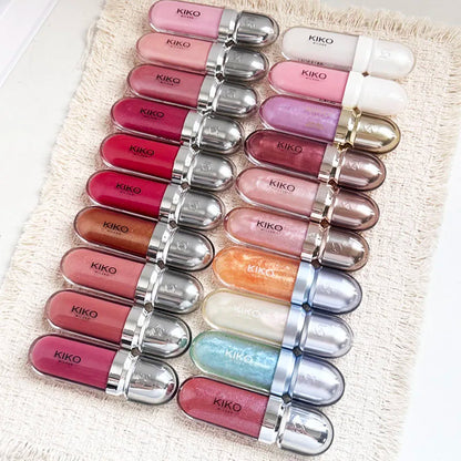 KIKO 3D Hydra Lipgloss 6ml & 3D Hydra Xtreme Lip Gloss Edizione Limitata Balsamo Labbra Idratante Combo Labbra Prodotti di Trucco di Marca