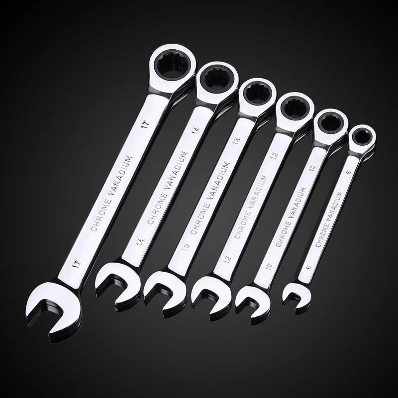 Set di chiavi a cricchetto con chiave Set di chiavi a bussola dinamometriche con anello dentato da 72 denti Set di chiavi a cricchetto combinate metriche Strumenti di riparazione auto