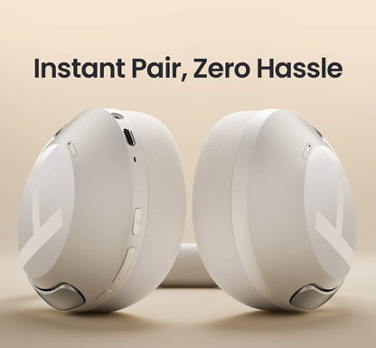 HAYLOU S40 ANC Cuffie wireless Bluetooth 6.0 Audio ad alta risoluzione Cuffie over Ear Auricolari ibridi con cancellazione attiva del rumore da 50 dB