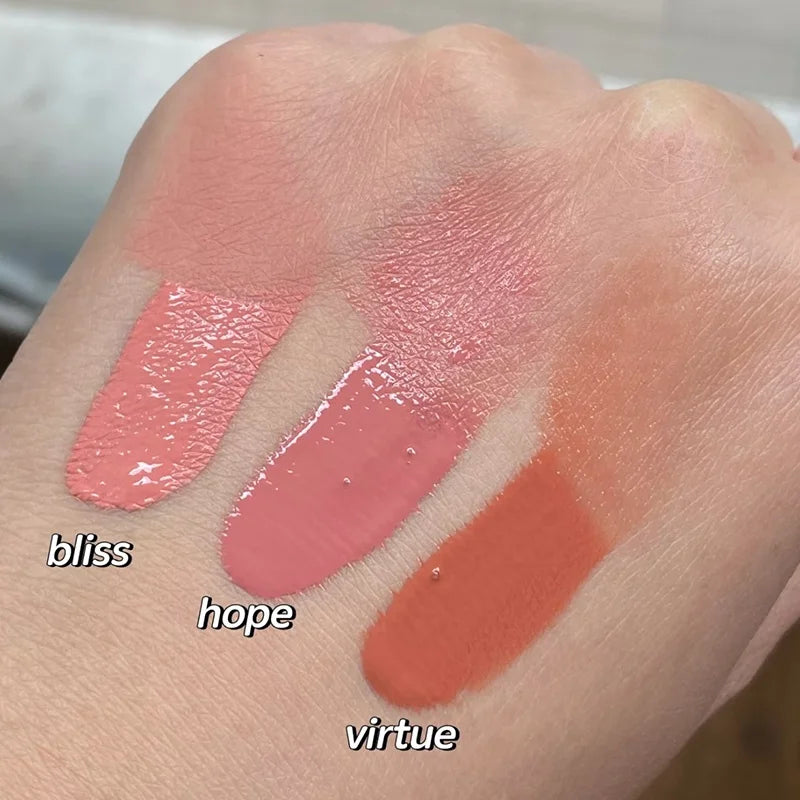 Olio labbra colorato Rare Beauty Soft Pinch, lucidalabbra, blush liquido, cosmetici per il trucco, blush per viso e occhi