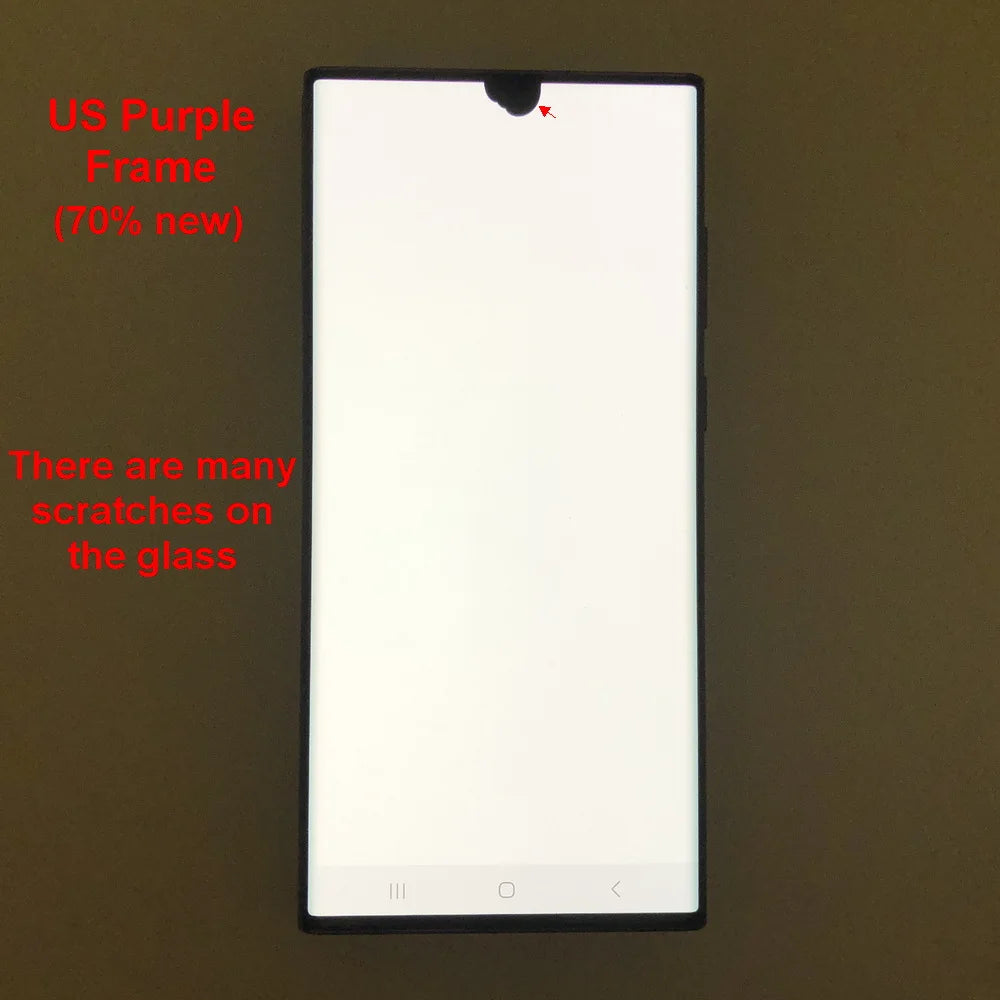 Display Super AMOLED per Samsung Galaxy S22 Ultra LCD SM-S908 S908U S908E, Schermo Touch Digitizer di Ricambio con Difetti