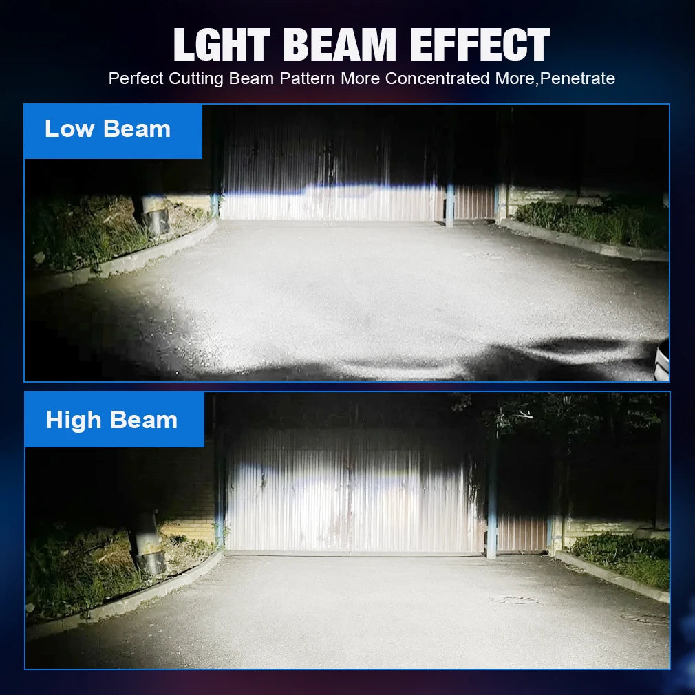 XSTORM Lente del Proiettore Luce H7 Faro A LED Canbus 100W 30000LM Luci A Led per Auto Plug & Play Fascio Alto/Basso Moto Faro