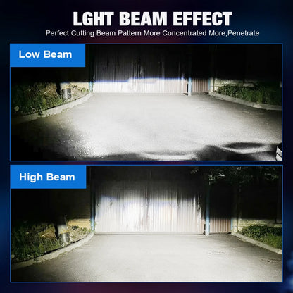 XSTORM Lente del Proiettore Luce H7 Faro A LED Canbus 100W 30000LM Luci A Led per Auto Plug & Play Fascio Alto/Basso Moto Faro