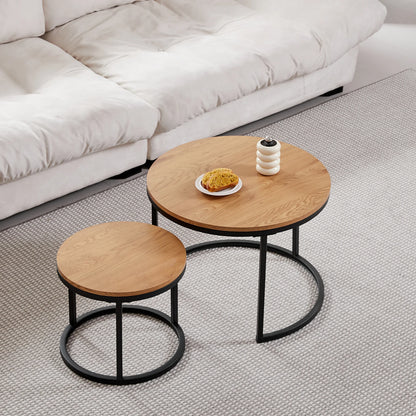 2 pezzi tavolino nordico 2 in 1 combinazione rotonda tavolo da tè per ufficio moderno e minimalista divano per la casa Ins tavolino soggiorno