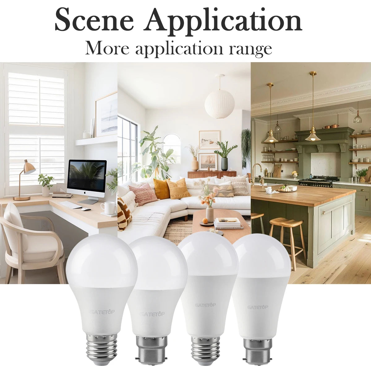 20 Lampadine LED E27 AC 220V 8W 9W 10W 12W 15W 18W 24W Luce Calda e Fredda 3000K 4000K 6000K per Illuminazione Domestica