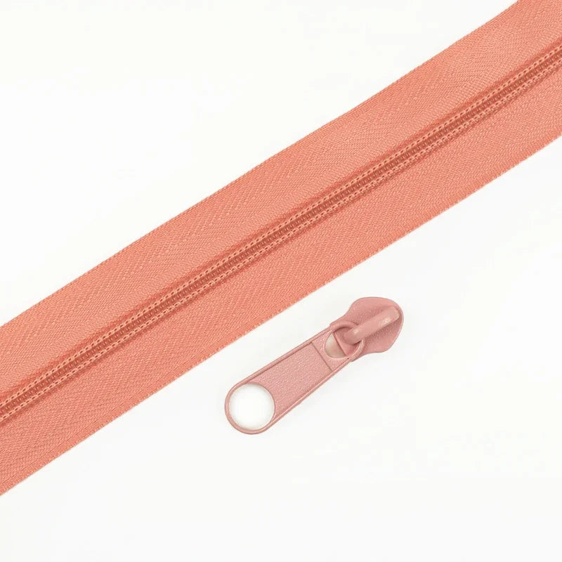 2/5/10/20M # 3 # 5 Cerniere da cucito al metro, in nylon a spirale, con cursori, kit di riparazione e chiusure per borse e forniture
