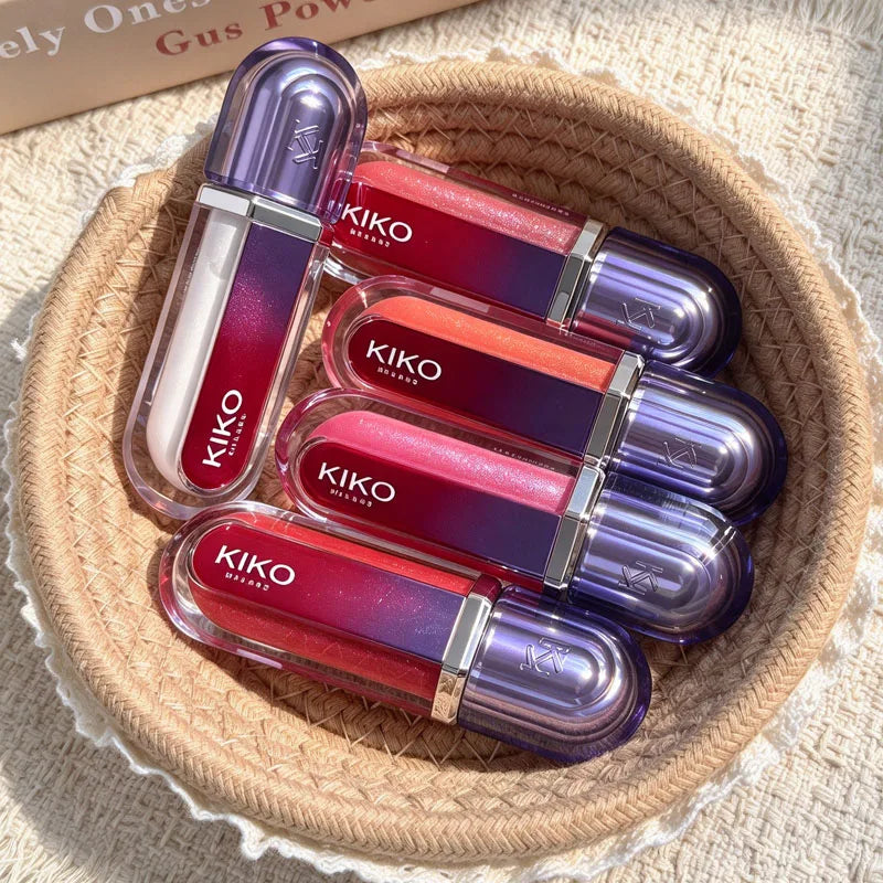 KIKO 3D Hydra Lipgloss 6ml & 3D Hydra Xtreme Lip Gloss Edizione Limitata Balsamo Labbra Idratante Combo Labbra Prodotti di Trucco di Marca
