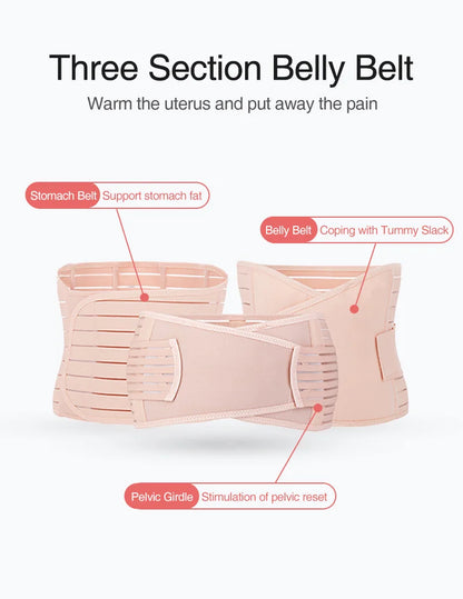 3in1 Corsetto Dopo Il Parto Fascia Pancia Donne Incinte Pancia Pancia Pancia Pelvi Cintura Avvolgente Vita Trainer Recupero Fasciatura Cinghia Body Shaper