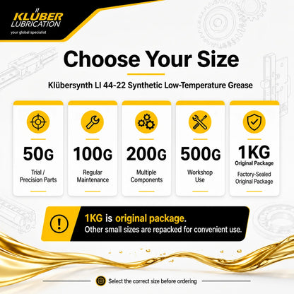 Grasso Sintetico Originale Kluber Klubersynth LI 44-22 per Ingranaggi in Plastica e Serrature Auto a Bassa Temperatura