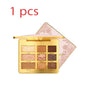 Palette di ombretti a 9 colori, tutto in uno, formato da viaggio, portatile, per il trucco quotidiano, con finiture shimmer e opache, per look da naturali a smoky, ideale come regalo.