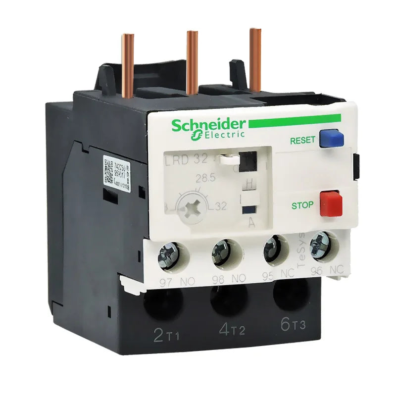 Relè di sovraccarico termico Schneider Electric LRD35C LRD12C LRD01C con protezione da sovraccarico da 0,1A a 38A per apparecchiature elettriche