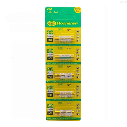 Batteria Alcalina 12V 27A L828 G27A MN27 MS27 GP27A A27 V27GA A27BP K27A VR27 per Campanelli, Allarmi, Telecomandi, Mouse