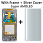 Display LCD Super AMOLED per Samsung A80 A805 A805F, gruppo digitalizzatore touchscreen con sensore di impronte digitali per Samsung A90 LCD