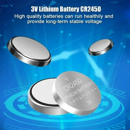 2-60pcs CR2450 batteria 3V batteria a bottone al litio 550mAh CR2450 5029LC LM2450 DL2450 CR2450N BR2450 batteria a bottone cellulare per giocattoli per orologi