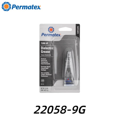 Permatex 22058 Grasso Dielettrico per Candele e Connessioni Elettriche, Previene Perdite di Tensione, Corrosione e Umidità 9g/85g