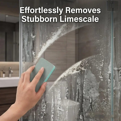 10/1PCS Spazzola per la pulizia del vetro, rimuove calcare, ideale per specchi da bagno, piastrelle della doccia, rimuove efficacemente lo sporco, strumento per la pulizia domestica