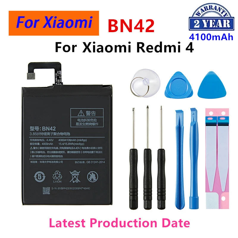 Batteria originale per telefono Xiaomi Mi Redmi Note Mix 2 3 3S 3X 4 4X 4A 4C 5 5A 5S 5X M5 6 6A 7 8 Pro Plus BN43 BN31
