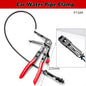 Pinze per fascette stringitubo, set di pinze per fascette stringitubo a lungo portata per filo, set di tubi flessibili per olio combustibile, acqua, strumenti automatici, riscaldatore per radiatore refrigerante e tubo dell'ac