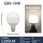 Confezione da 2 lampadine LED a globo con base E27 G80 G95 G125 10W 12W 18W 40 Watt Lampadine LED Edison equivalenti, bianco caldo 3000K 6000K Latte